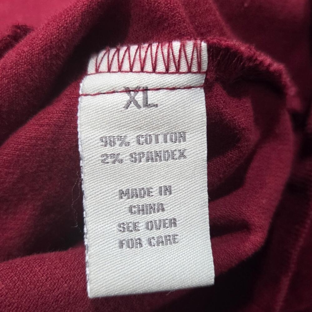 Per Se Deep Red Corduroy Single Button Blazer - image 7